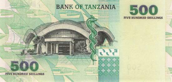 500 Schillings Tansania P.35 2003